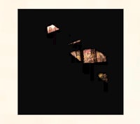 a picture of a window in a dark room