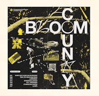 a poster with the words bloom county on it