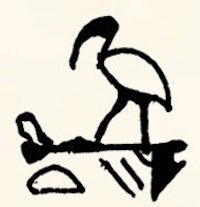 a drawing of a bird on a branch